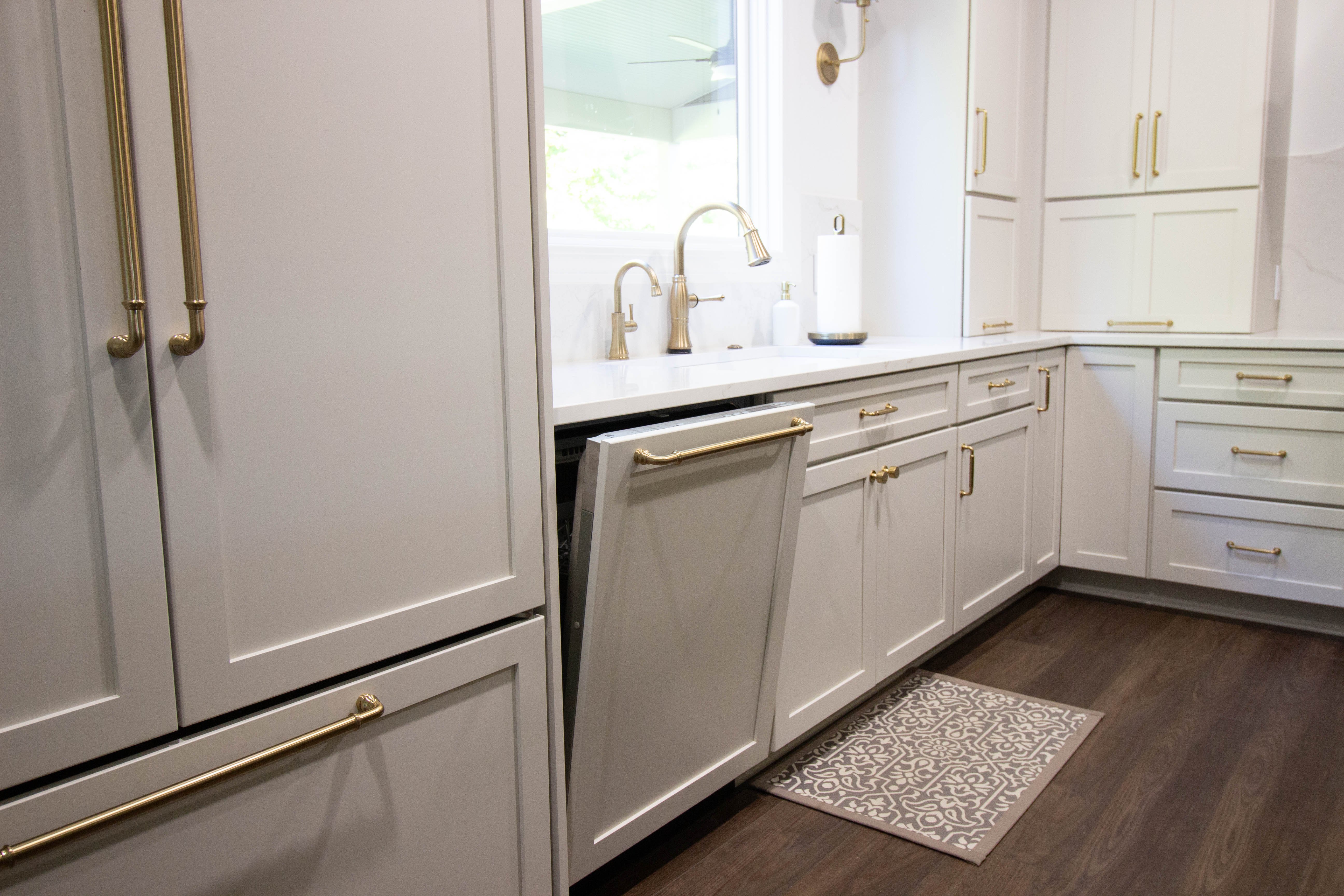 Seamless Hidden Dishwasher Panel