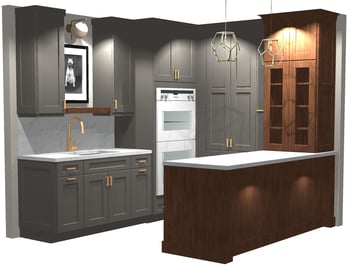 Macomb Design Center Serenade Frameless Cabinetry Illustration