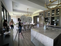 Martin Vecchio shooting a project for KSI Kitchen & Bath