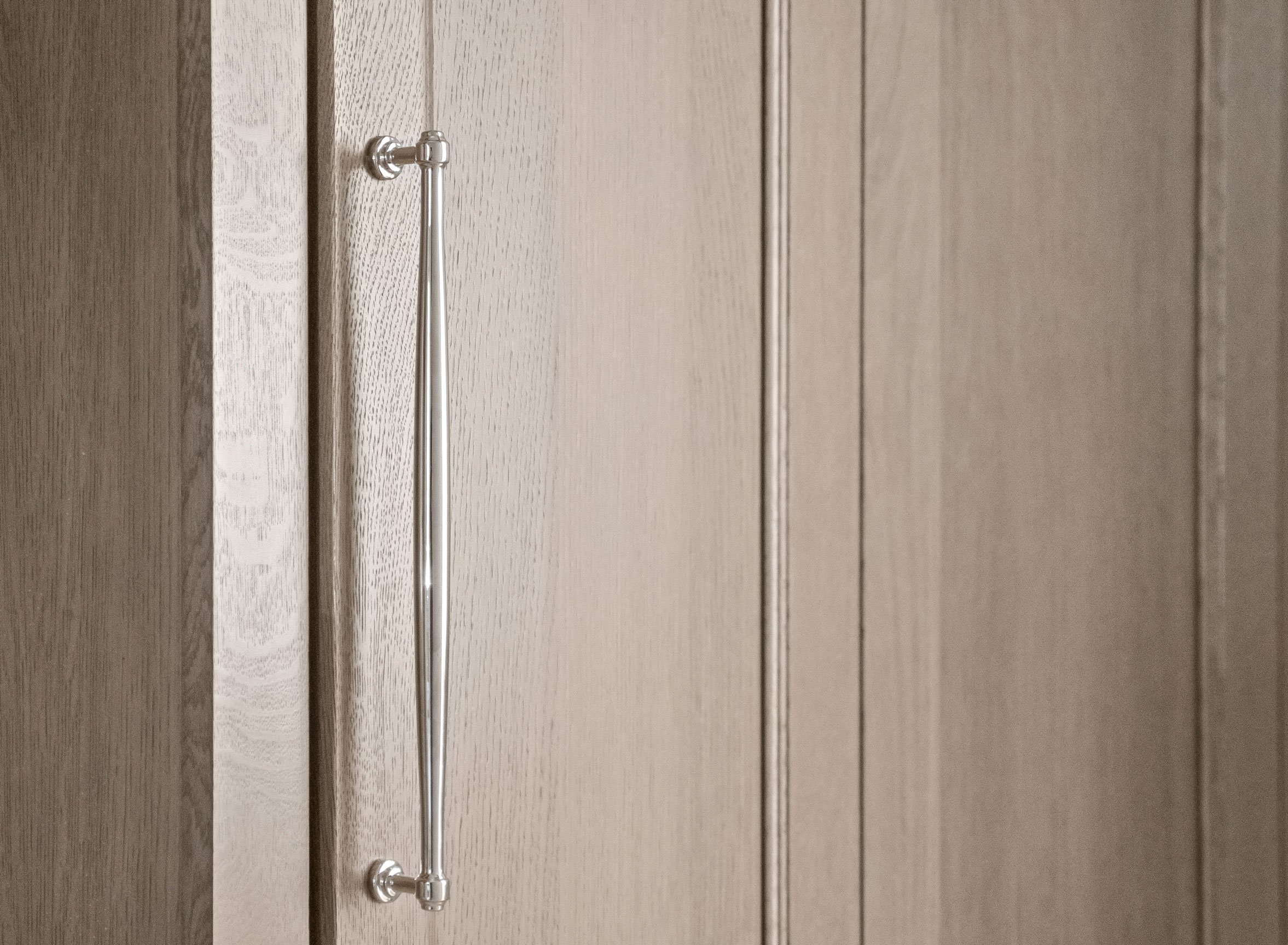 White oak cabinetry detail in butler's pantry.
