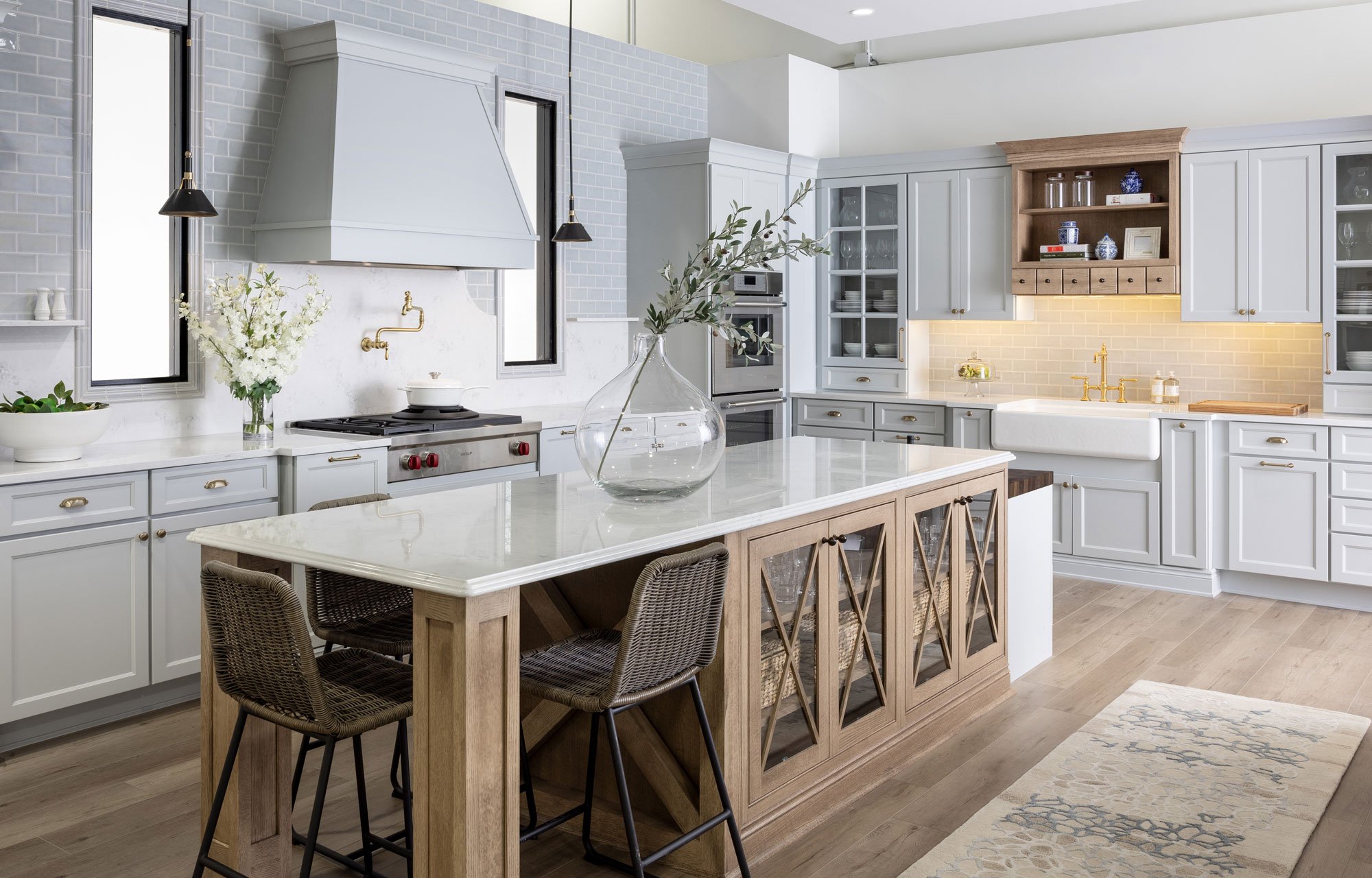 Medallion Cabinetry display at the KSI Kitchen & Bath Northville Design Center