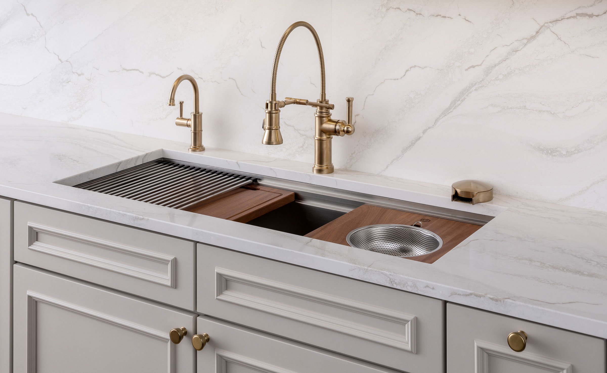 functional work station sink 