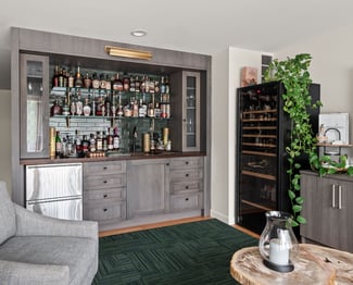 Contemporary loft bar