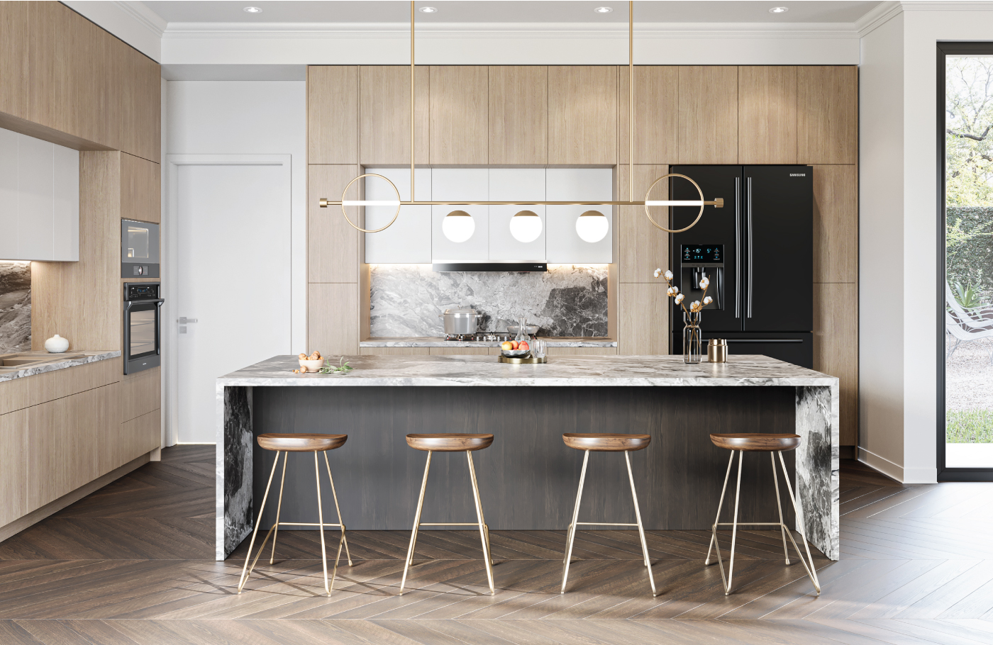 Kitchen featuring Illume Catalina Woodline cabinetry
