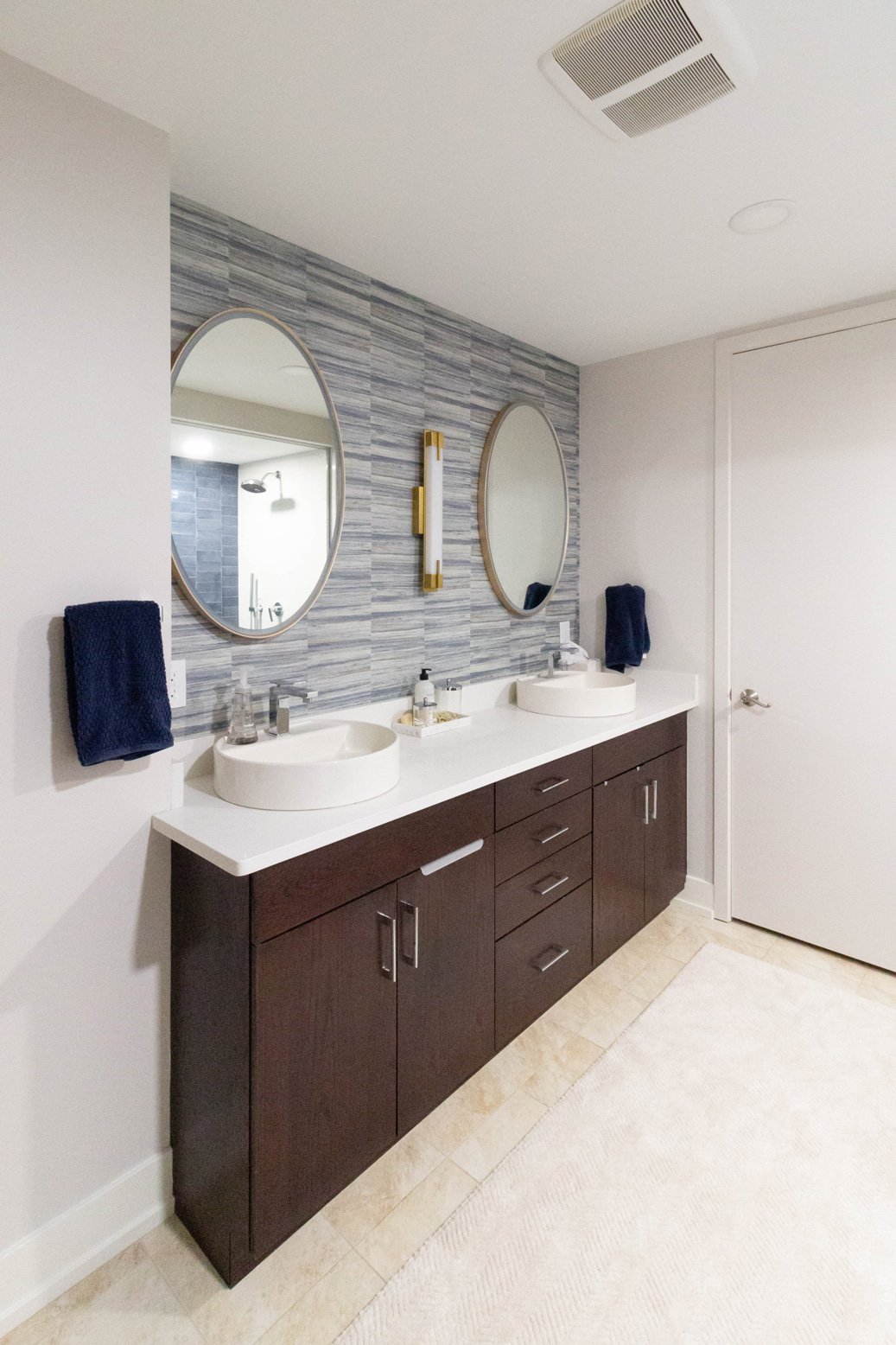 Grand Rapids loft modern bathroom vanity