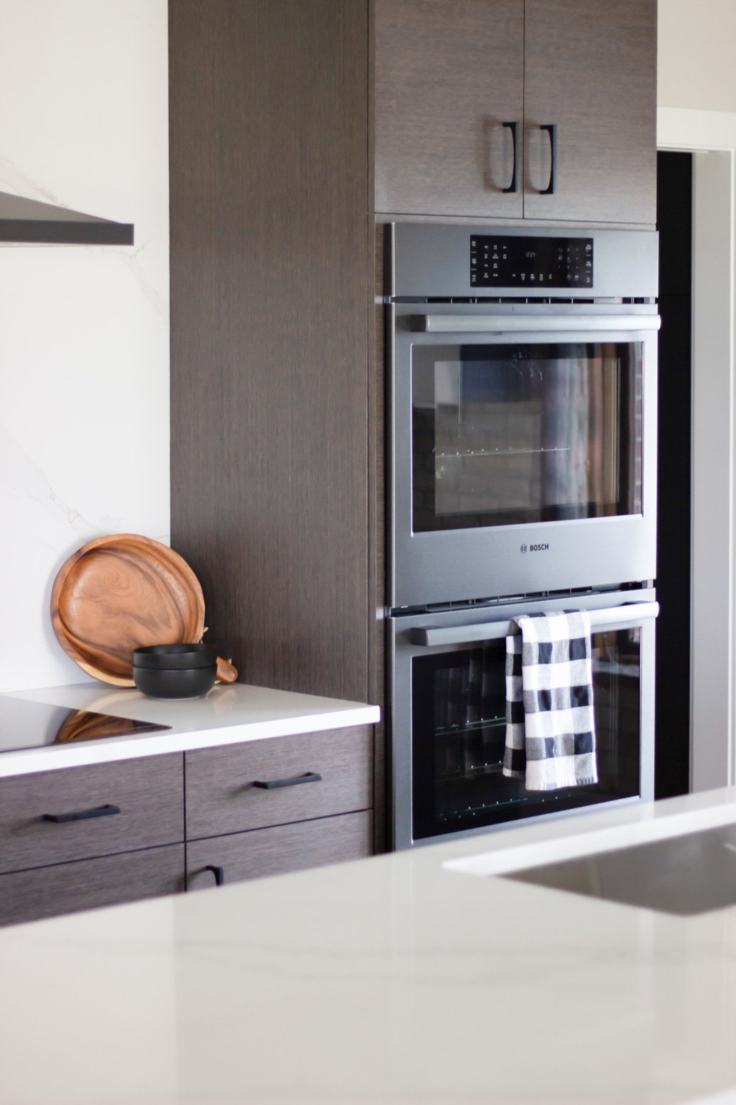 Detailed Shot of Modern Perimeter Cabinetry